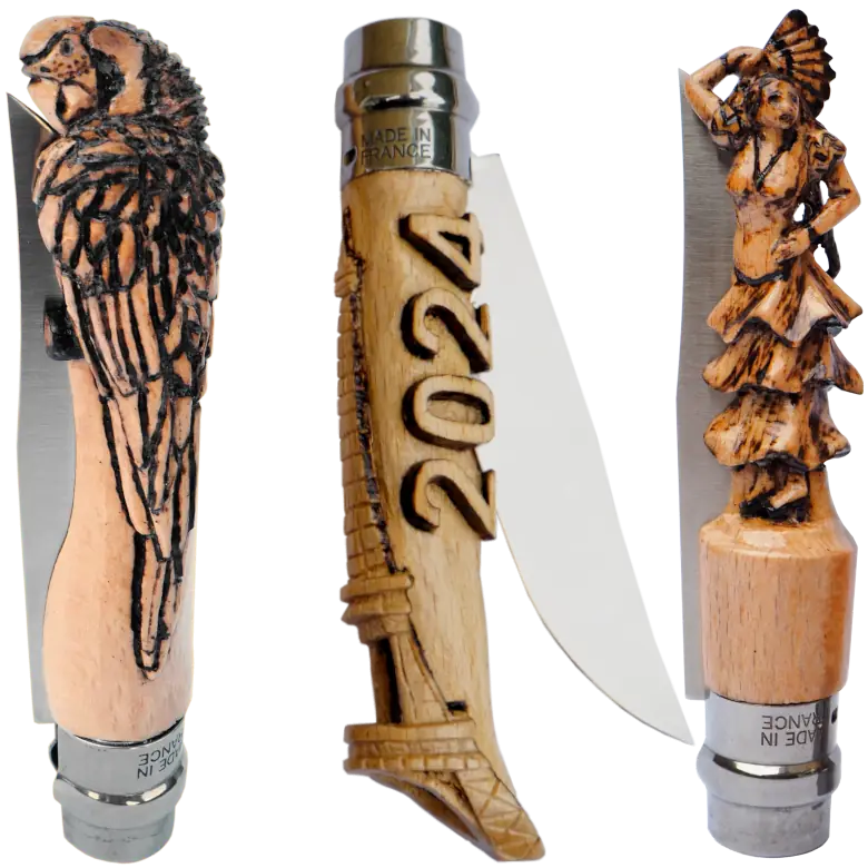 opinel personnalisé sculpté 4