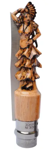 opinel sculpté danseuse flamenco