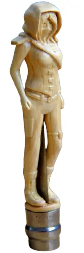 opinel sculpté femme assassin