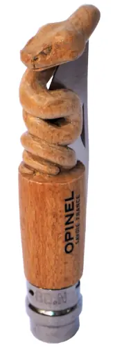 opinel sculpté serpent