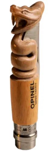 opinel sculpté vipère