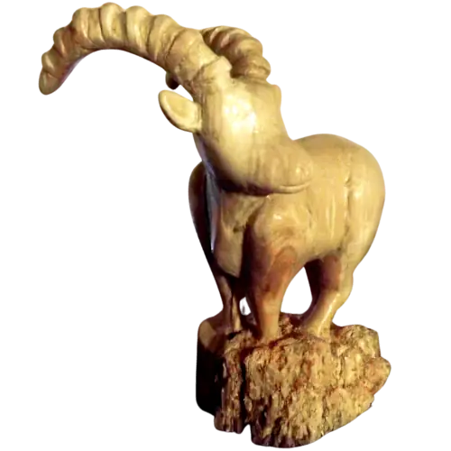 sculpture de bouquetin