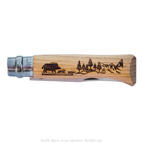Cadeau chasseur couteau sanglier p