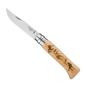 Couteau Opinel personnalisé gravé escalade grimpe