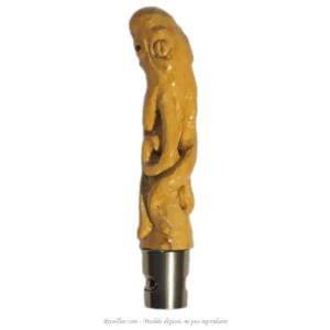 Couteau sculpté poulpe