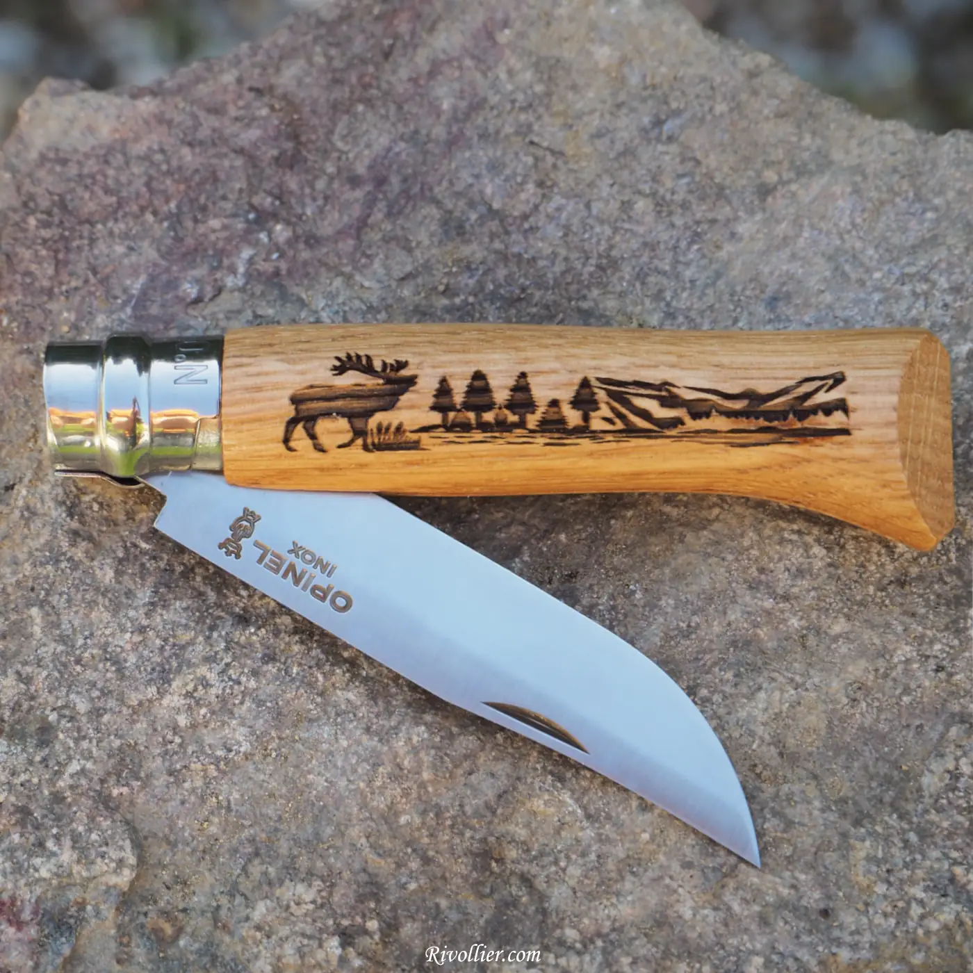 Opinel N°8 Gravé - Cerf – Image 4