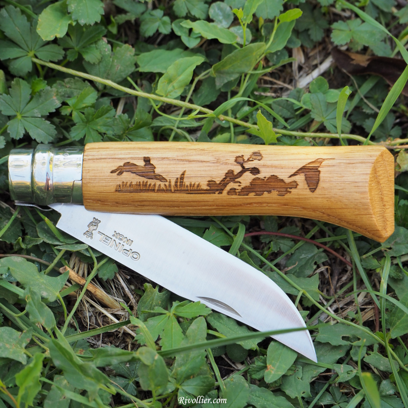 Opinel N°8 Gravé - Lièvre et Bécasse – Image 4