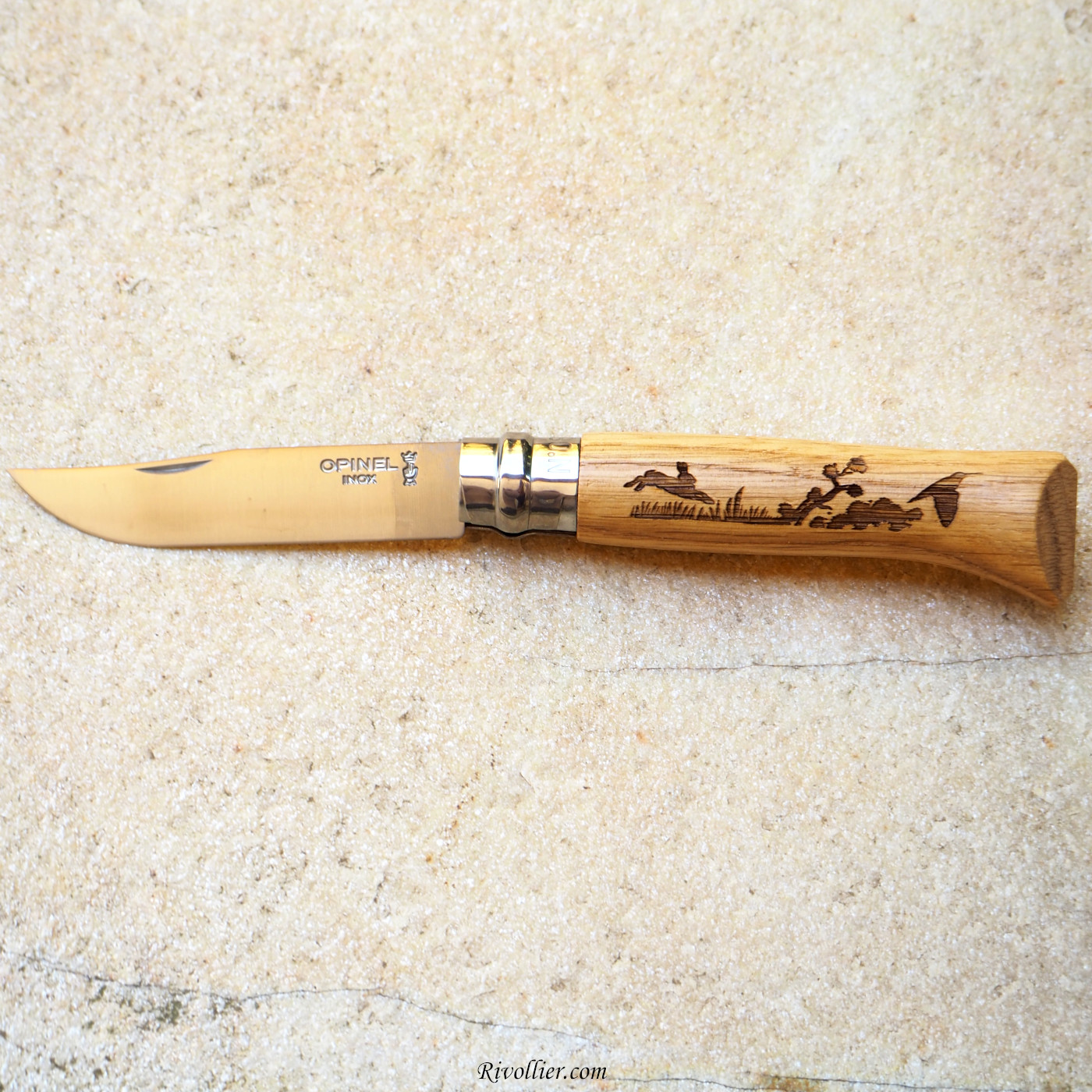 Opinel N°8 Gravé - Lièvre et Bécasse – Image 2