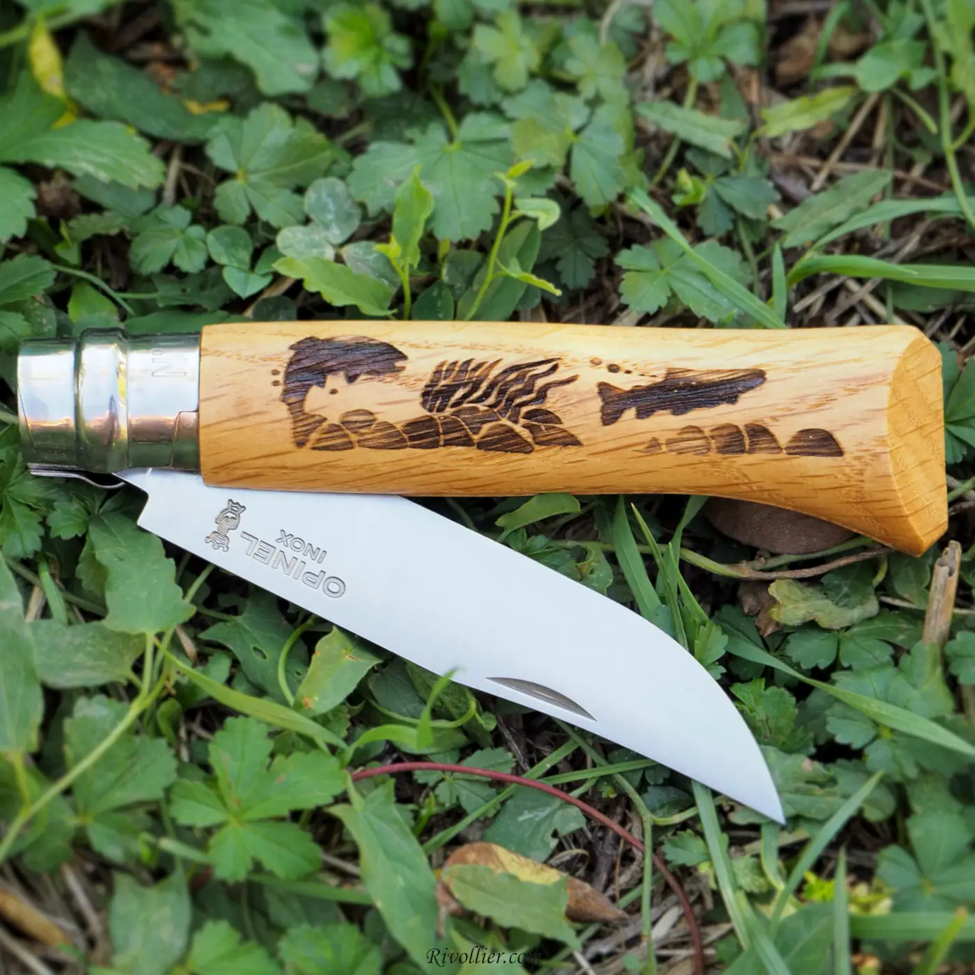 Opinel N°8 Gravé - Pêche – Image 4