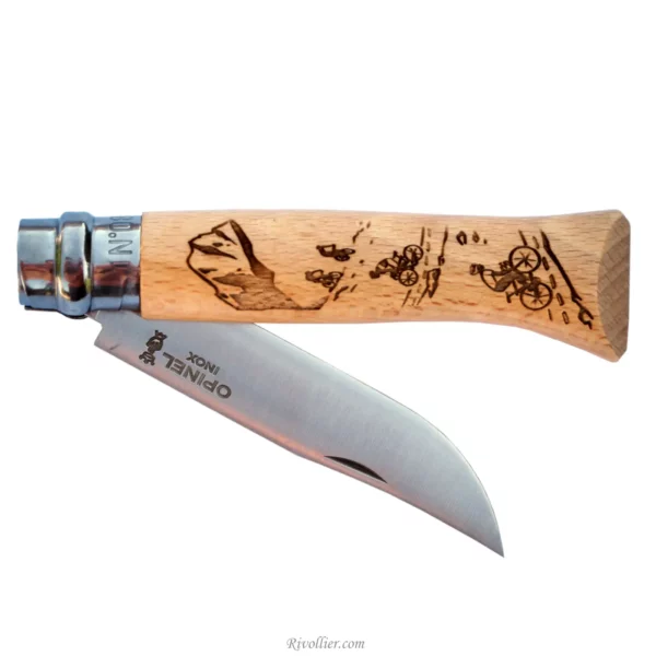 Opinel gravé vélo cyclisme