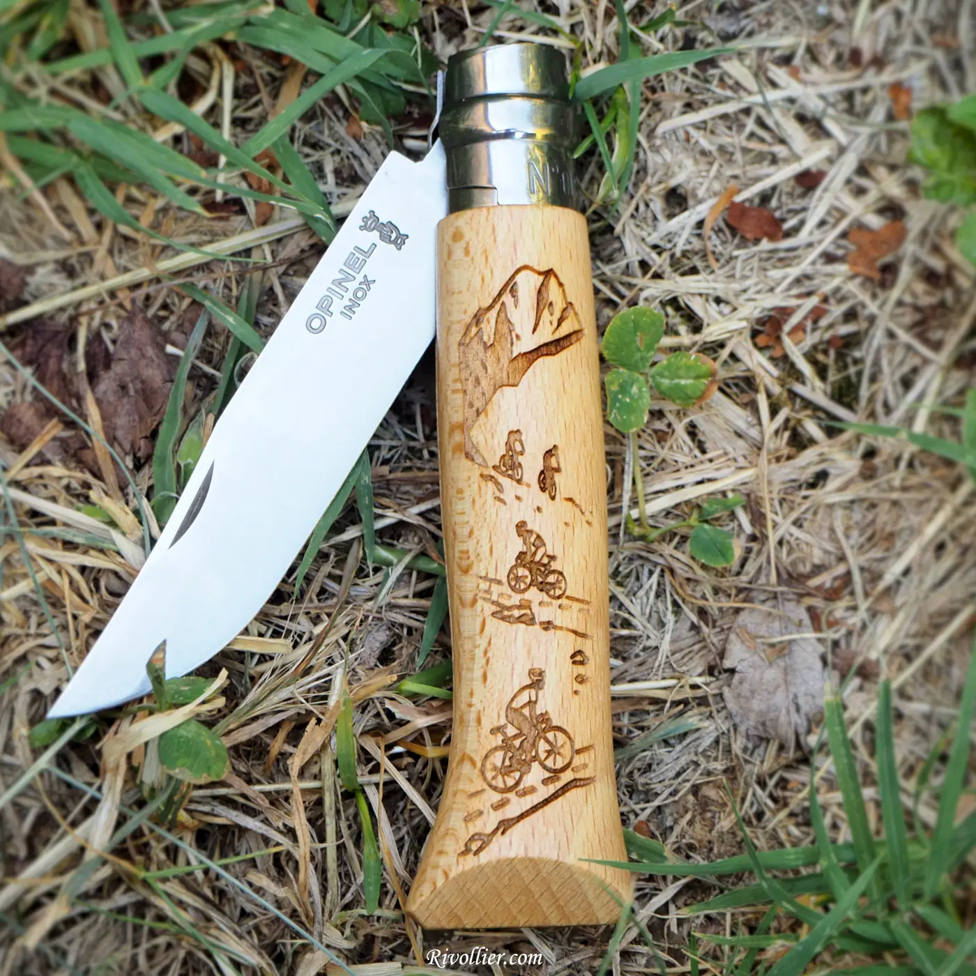 Opinel N°8 Gravé - Vélo – Image 5