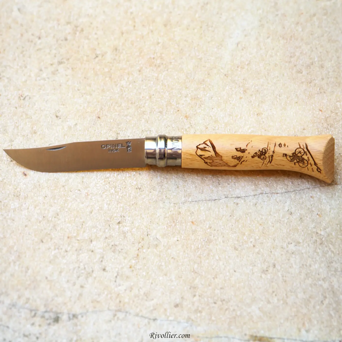 Opinel N°8 Gravé - Vélo – Image 3