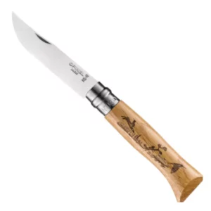 Opinel personnalisé gravé lièvre