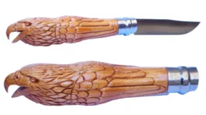 Opinel sculpté oiseau aigle