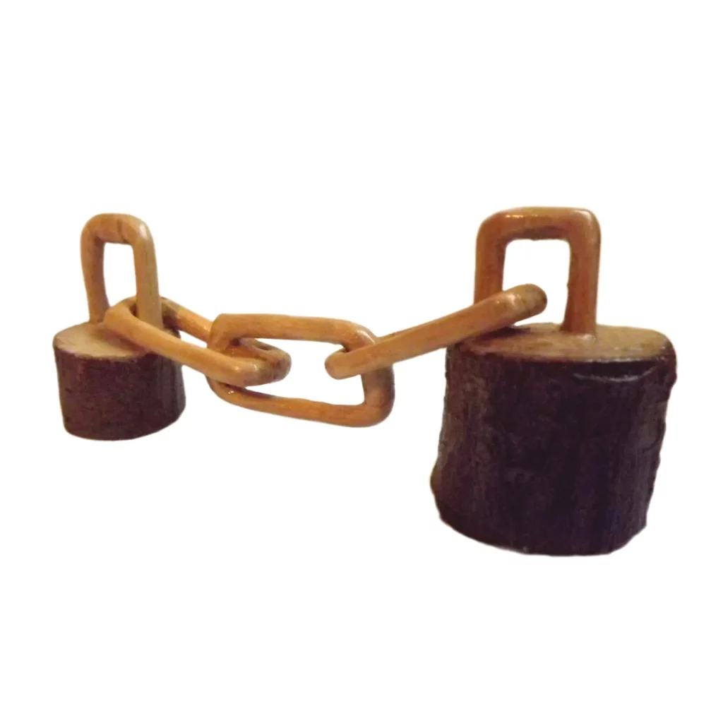 chaine en bois