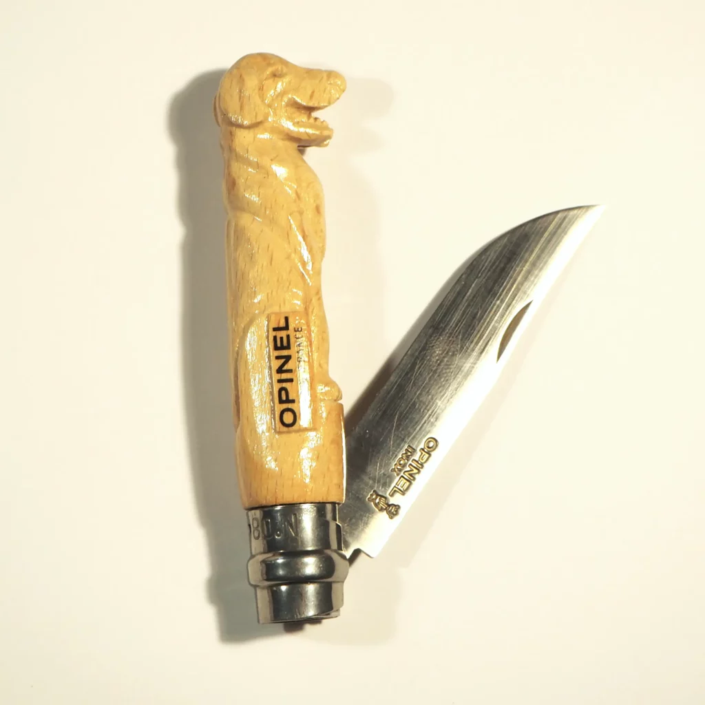 opinel chien golden retriever