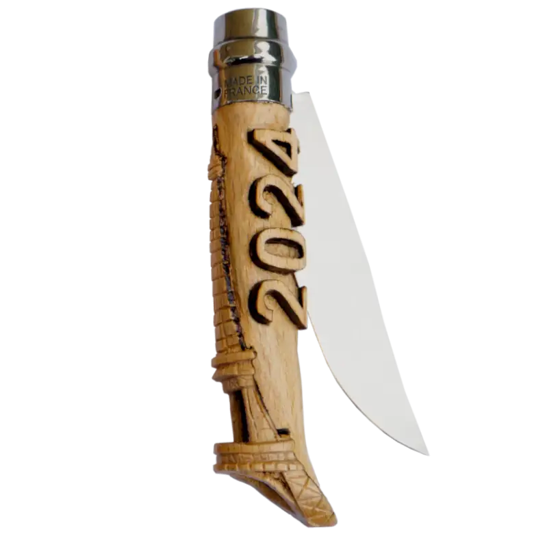 opinel personnalisé sculpté JO 2024