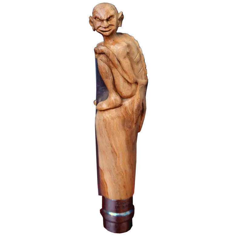 opinel personnalisé sculpté seigneur des anneaux gollum