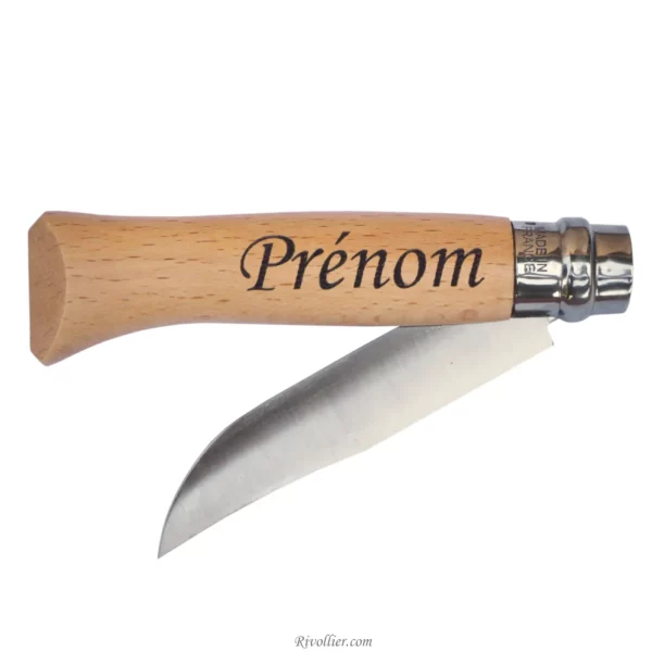 Opinel gravé prénom