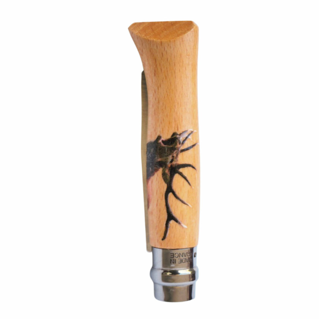 couteau personnalise chasse cerf nature
