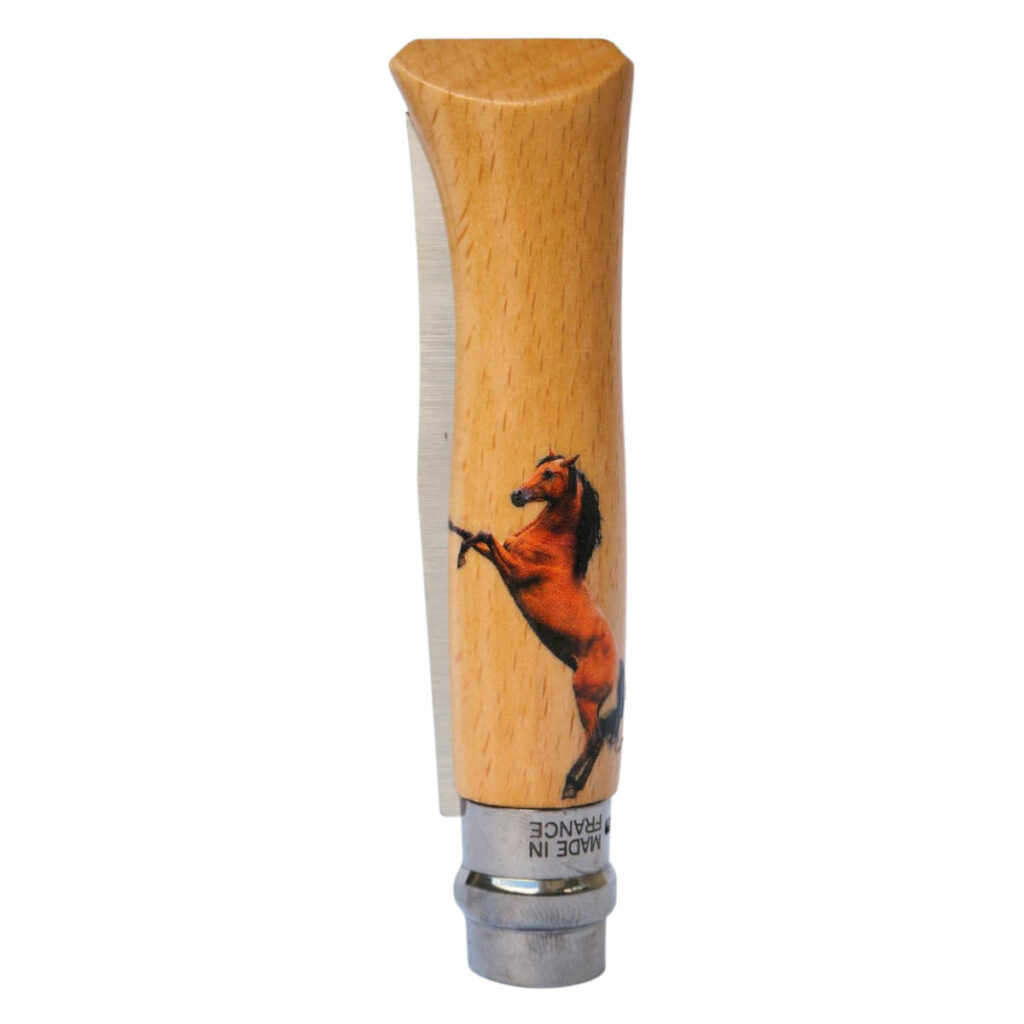 couteau personnalise equitation cheval