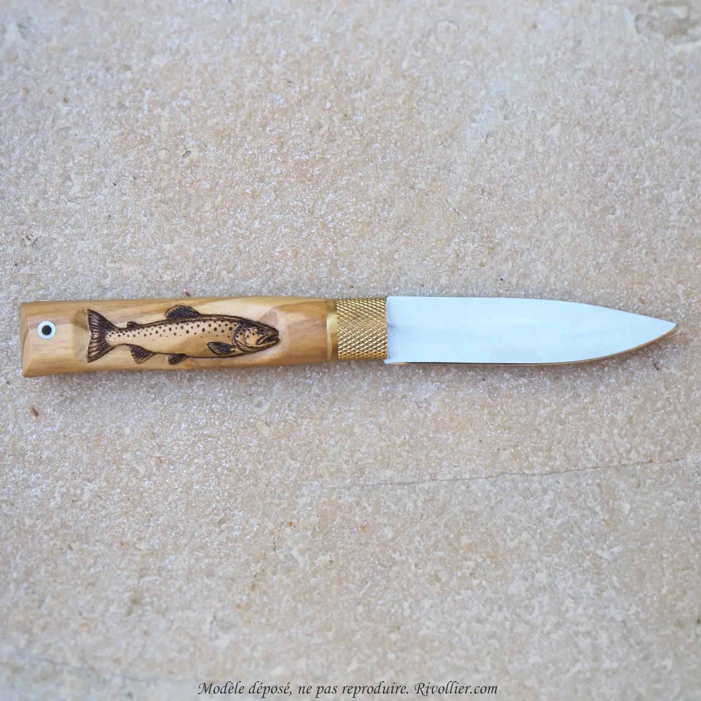 Couteau de pêche - La truite – Image 3