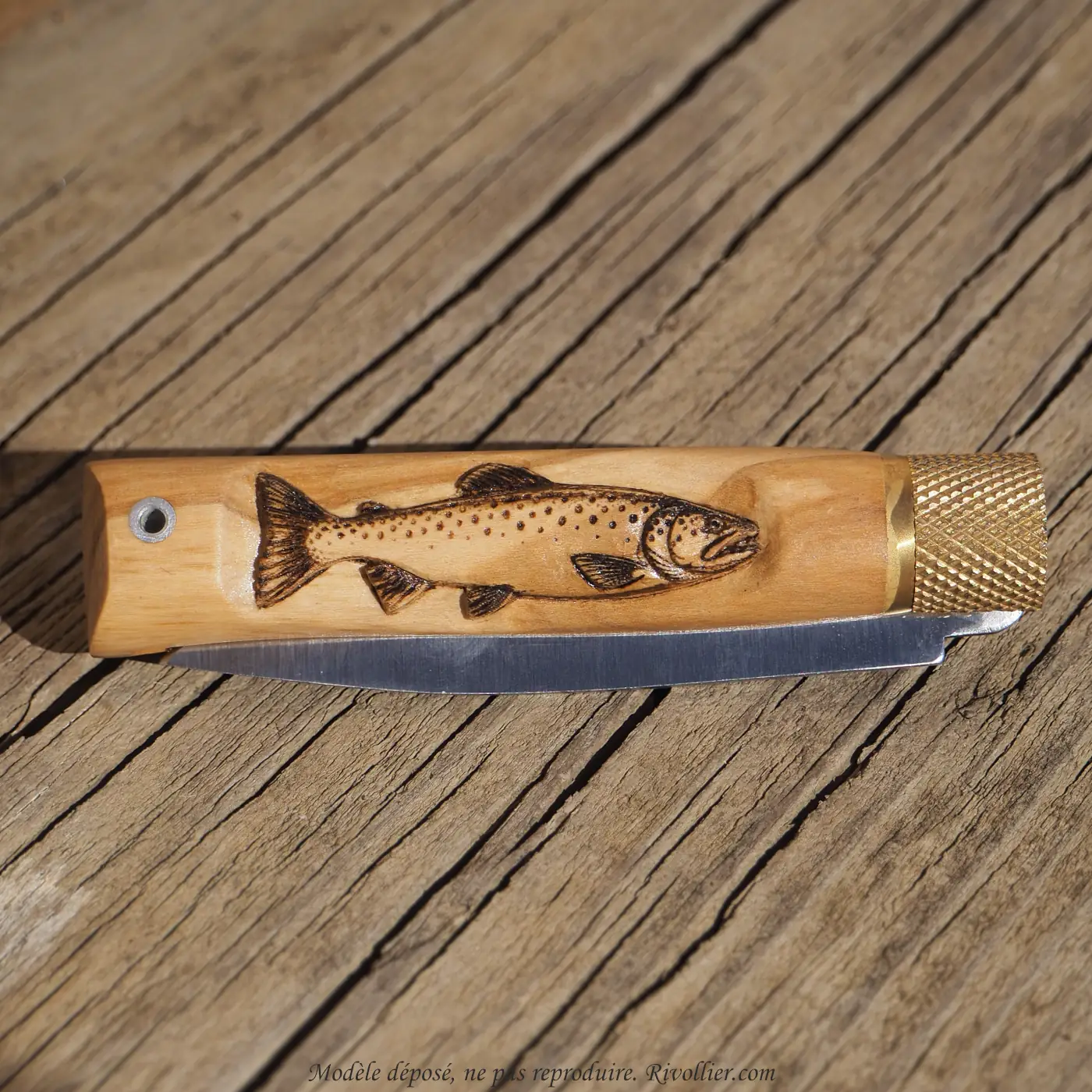 Couteau de pêche - La truite – Image 4