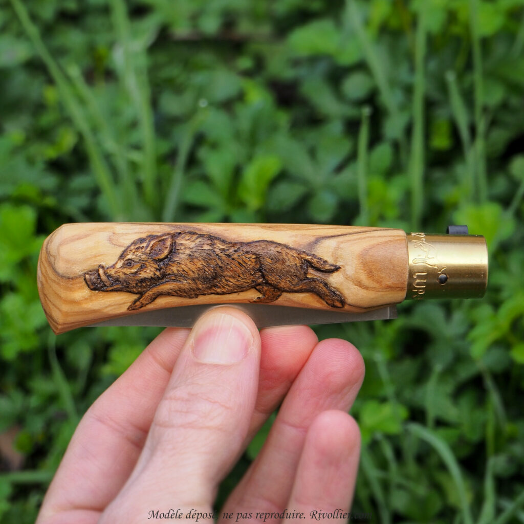 Couteau de poche sanglier