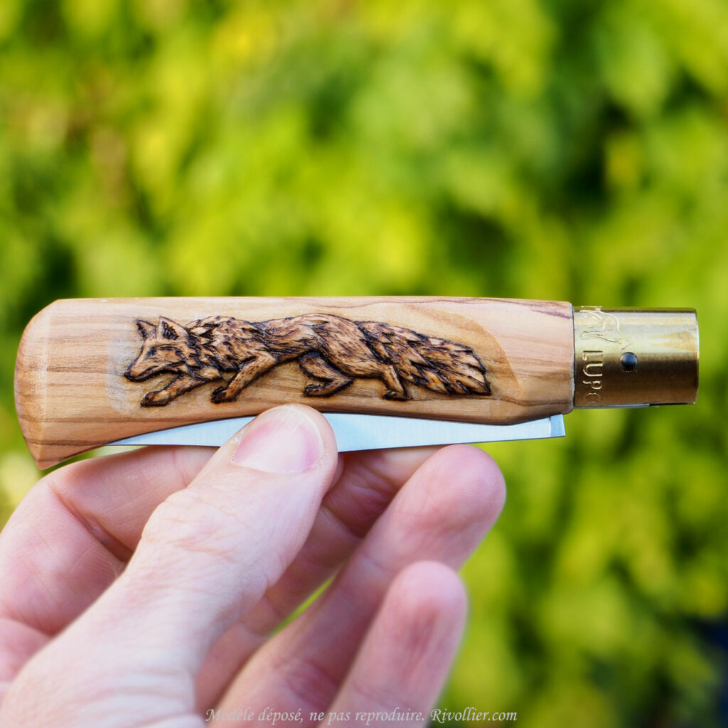 Couteau personnalisé Renard