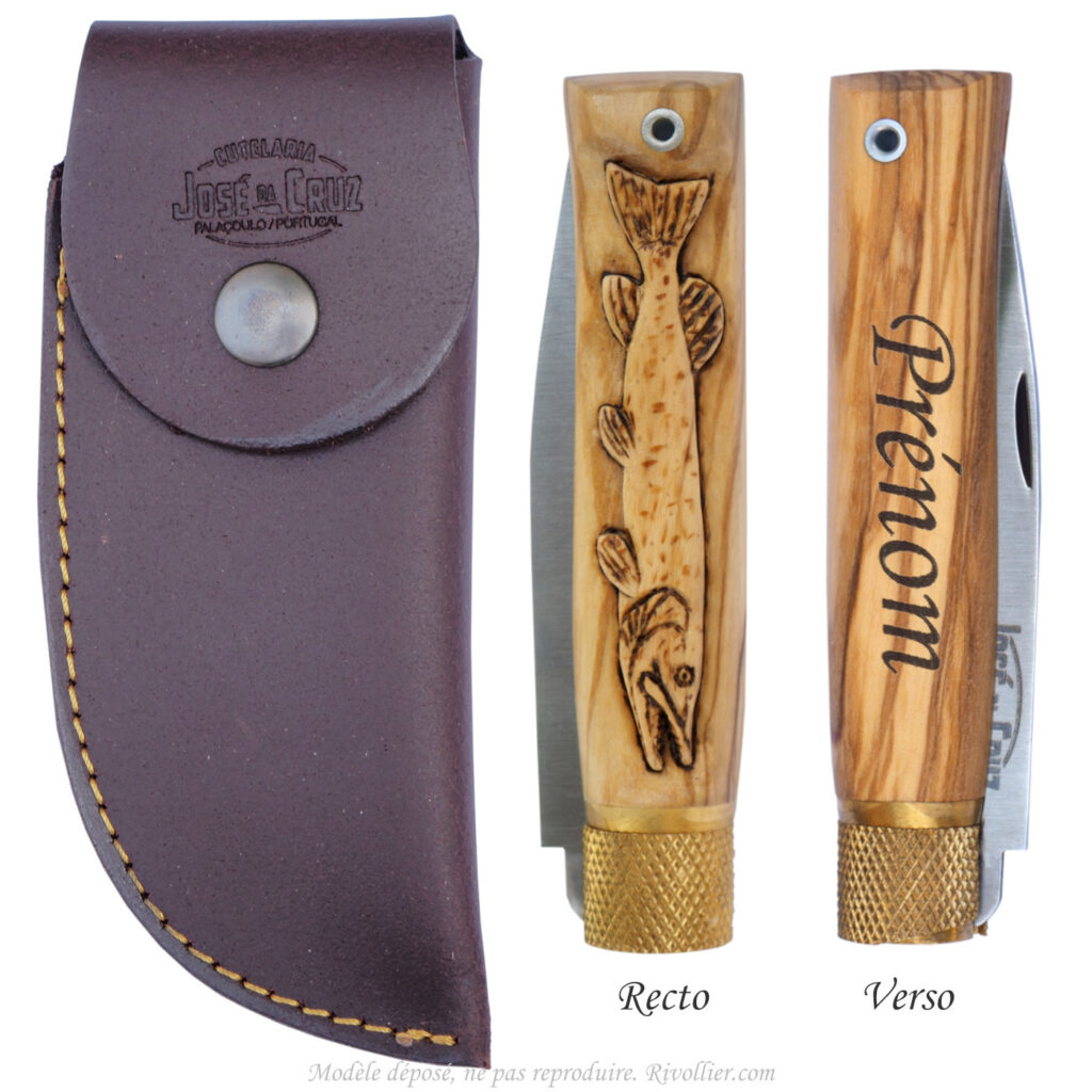 couteau pêcheur brochet