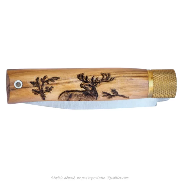 couteau personnalisé cerf