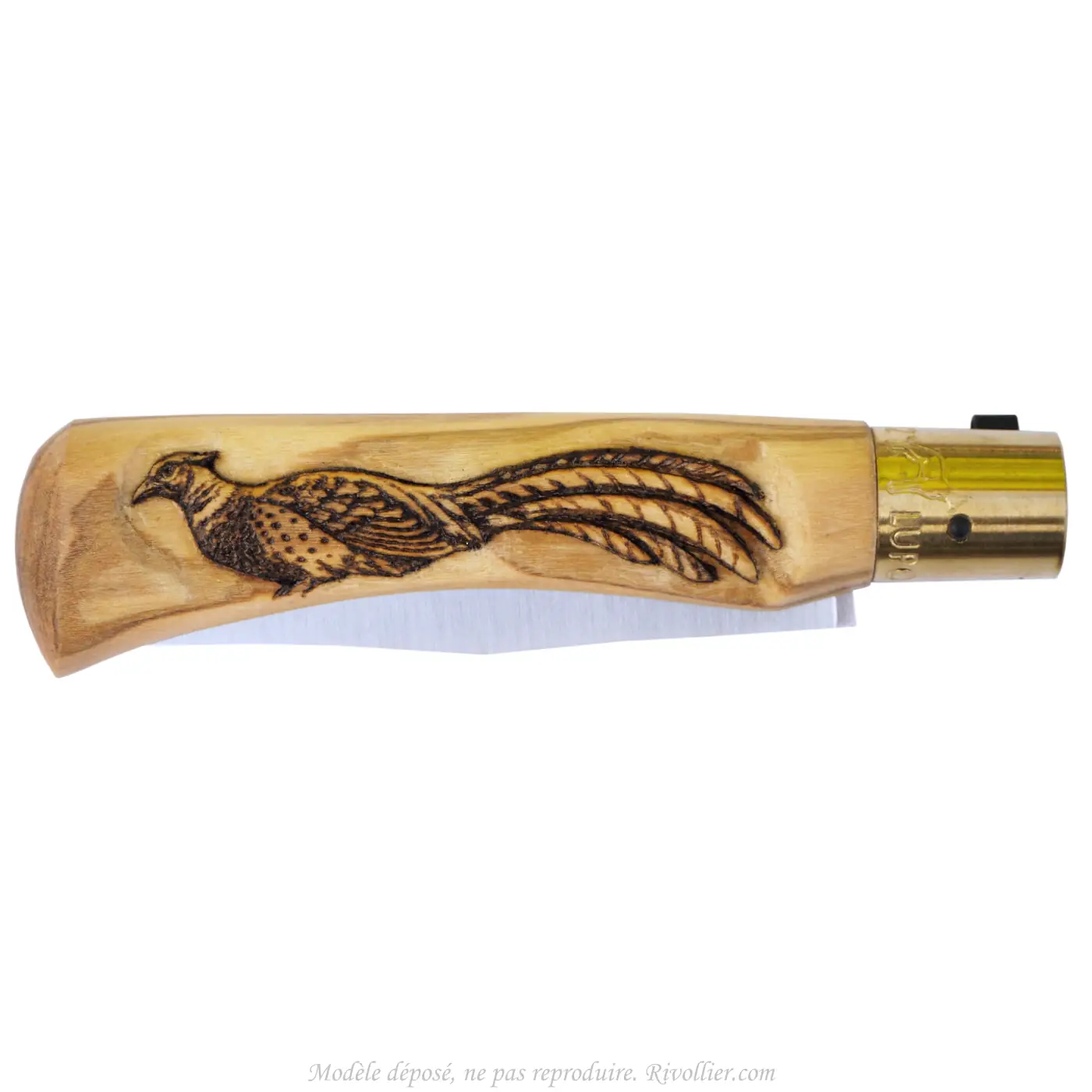 idée cadeau fait main couteau faisan